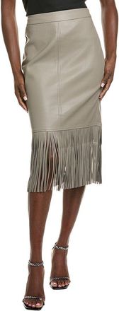 endless rose Fringe Pencil Midi Skirt