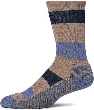 Smartwool Everyday Barnsley Crew Socks Mens Crew Cut Socks Shoes Nightfall Blue : LG (Mens Shoe 9-11.5), Merino/Nylon/Wool