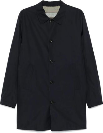 Canali Cappotto monopetto - Blu