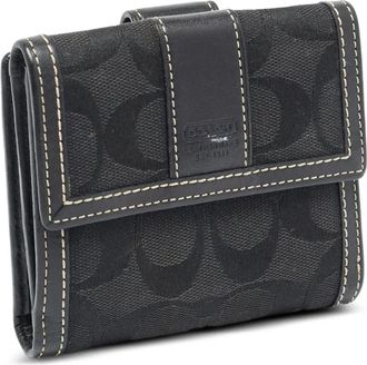 Coach Portafoglio con logo - Nero