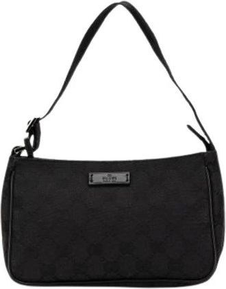 Gucci Pre-owned Shoulder Bags, female, Black, Size: ONE SIZE Pre-owned Shoulder Bag