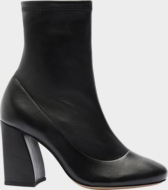 Alexandre Birman Leather Skinny Ankle Booties