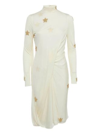 Burberry star-embellishmed dress - Neutrals