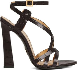 Dsquared2 Twin sandalen met gekruiste bandjes - Bruin