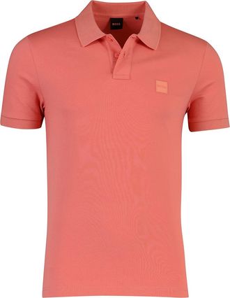 HUGO BOSS Zalmroze BOSS Orange polo Passenger