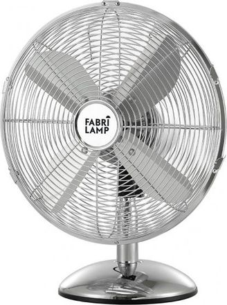 Fabrilamp Ventilador Sobremesa Pali 4 Aspas 43cm 18w Cromo - Fabrilamp