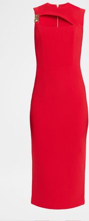 Rebecca Vallance Cameron Sleeveless Cutout Midi Dress