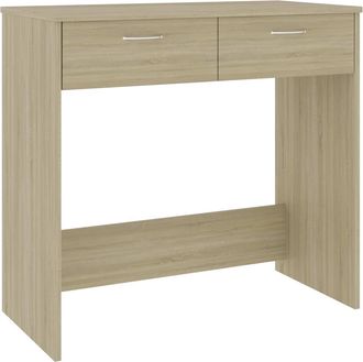 vidaXL Vidaxl - Scrivania Rovere Sonoma 80x40x75 Cm In Legno Multistrato