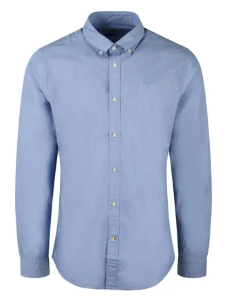 Barbour embroidered button-down shirt - Blue