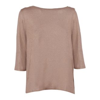 Majestic Filatures Dames, Truien, Bruin, Maat: XL