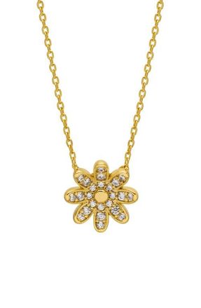Estella Bartlett Spring Daisy Pendant Necklace in Gold at Nordstrom
