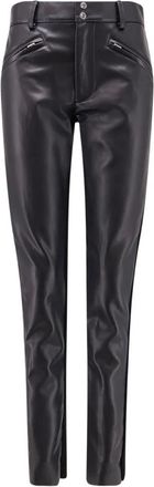sacai Imitatieleren broek - Dames - Broeken - Zwart - Maat: M Polyamide