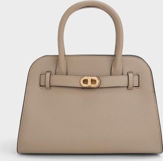 Charles & Keith Aubrielle Belted Tote Bag