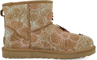 UGG Mini Meadow Embroidery Floral Appliqu&eacute; Ankle Boots
