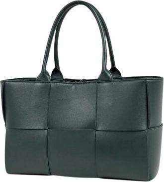 Bottega Veneta Pre-owned Tote bag - Dames - Vintage Shopper - Groen - ONE Size - Vintage