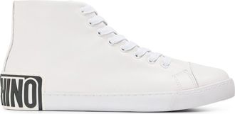 Moschino Vulc 25 Logo Mid-Top Sneakers