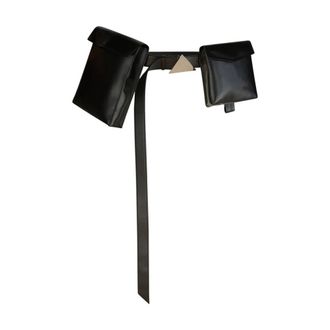 The Attico Dames, Accessoires, Zwart, Maat: L Leer