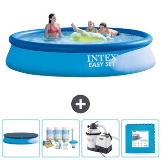 Intex Piscina Easy Set Redonda - 396x84 Cm - 5-piezas Scb60