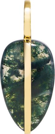 By Pariah Small Pebble Pendant in Moss Agate at Nordstrom