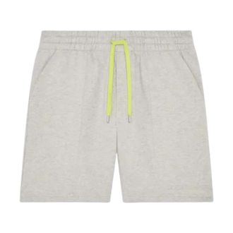 Casablanca Cashmere Blend Sweat Shorts - Heren - Korte Broeken - Grijs - S - Katoen - Korte Broeken