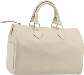 Louis Vuitton Pre-owned Handbags, female, White, Size: ONE SIZE Pre-owned Vintage Hand Bag