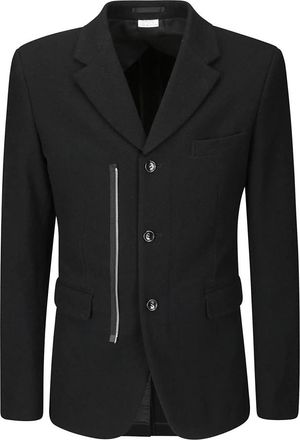 Comme Des Gar&ccedil;ons Jas met ritssluiting - Heren - Blazers - Zwart - L - Wol - Jassen
