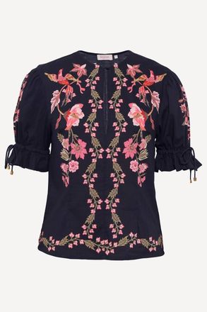Banjanan Womens Ricki Top In Jet