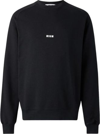 Msgm Milano Sweatshirt - Dames - Sweatshirts - Blauw - S - Katoen - Hoodies & sweatvesten