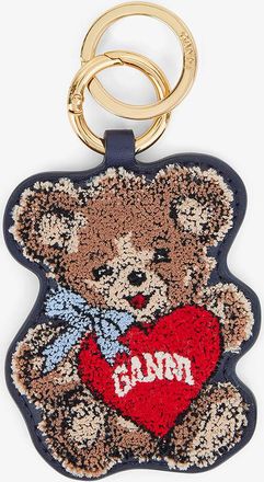 Ganni Black/Iris Joy Bear Keyring