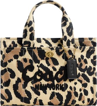 Coach Leopard Cargo Tote 26
