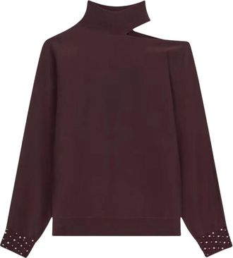 Marciano Maglione a collo alto monospalla Romina - - Knitwear - Donna - Marrone - S