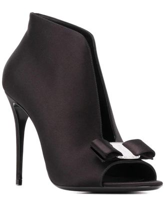 Ferragamo Vara Bow Leather Bootie