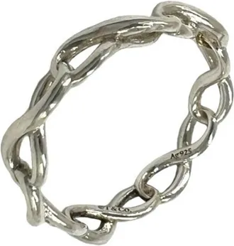 Tiffany & Co. Silver Silver 925 Band Ring (Pre-Owned)