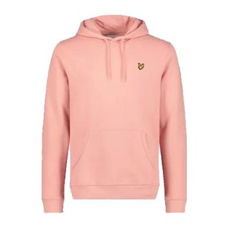 Lyle & Scott Hoodies, male, Pink, Size: L Pullover Hoodie