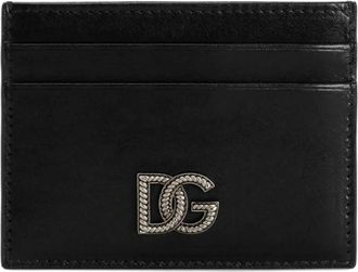 Dolce & Gabbana Portemonnees - Heren - Portefeuilles - Zwart - ONE Size - Leer - Accessoires