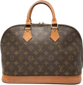 Louis Vuitton Pre-owned Handbags, female, Brown, Size: ONE SIZE Pre-owned Leather Satchel