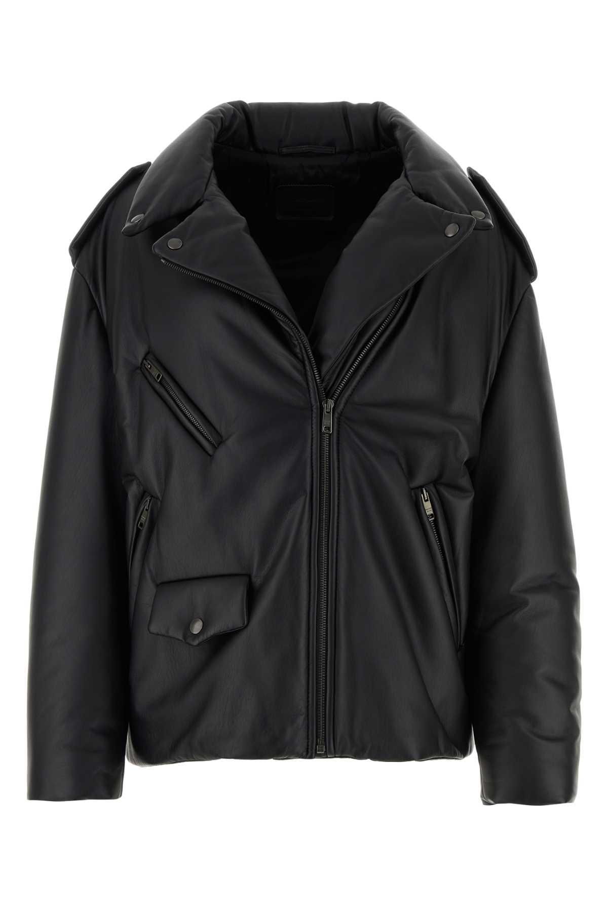 ジャケット・アウター jacket 38 sports Prada riders leather