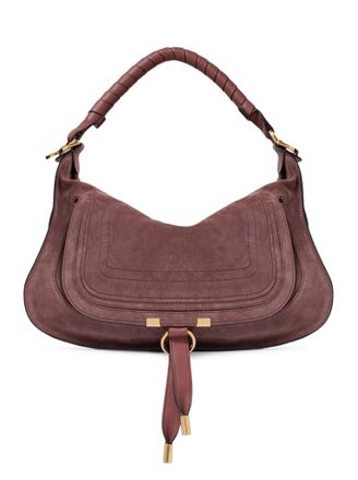 Chlo&eacute; MARCIE SMALL SUEDE SHOULDER BAG - Chloe - Woman
