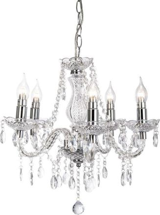 Nino Leuchten Globo - lámpara colgante - MARIE - cromo - metal - Ø 48cm - E14