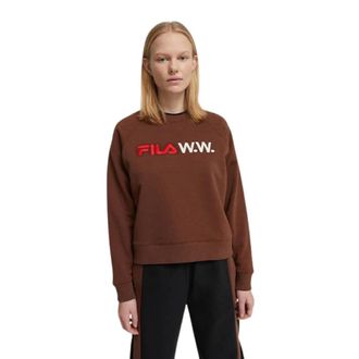 Wood Wood Donna, Felpe, Marrone, L, new