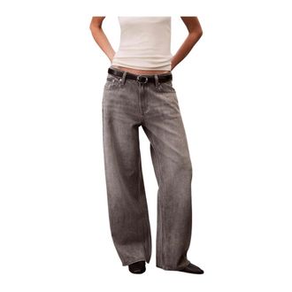 Calvin Klein Jeans Dames, Jeans, Grijs, Maat: W26 Katoen