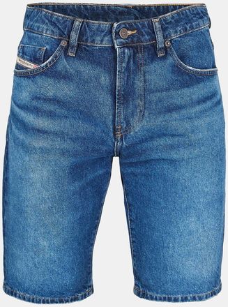 Diesel Mens Fin Slim Denim Shorts in White - Blue - Size 33 (Waist)