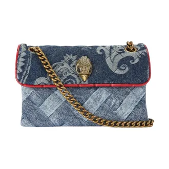 Kurt Geiger Dames, Tassen, Blauw, Maat: ONE Size Denim