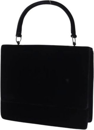 Prada Pre-owned Handbags, female, Black, Size: ONE SIZE Pre-owned Vintage Leather Handbag