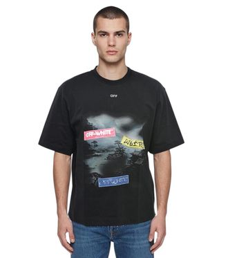 Off-white Black Crew Neck T-Shirt