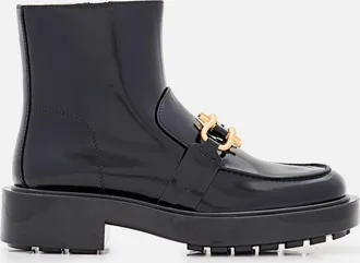 Bottega Veneta Black Leather Ankle Boots