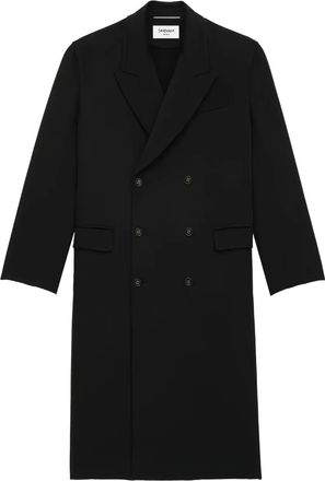 Saint Laurent Jas met dubbele rij knopen - Zwart
