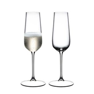 Riedel Grape@ Champagne Flute Wine Glass, Set of 2, 8 ounce in Clear at Nordstrom