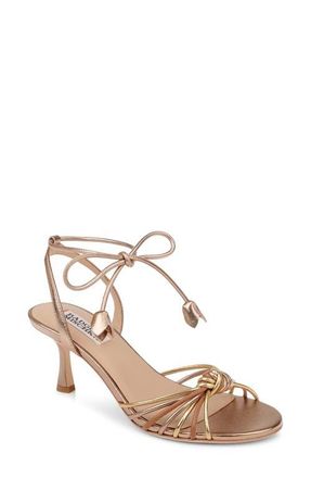 Badgley Mischka Yelena Ankle Wrap Sandal in Gold Multi at Nordstrom, Size 7.5