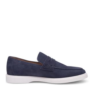 Heinrich Dinkelacker Slipper & Pantoletten - Loafer Genua Penny Loafer V - Gr. 43 (EU) - in Blau - f&uuml;r Damen